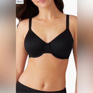 Wacoal Inside Job Underwire Black Bra 34 DD